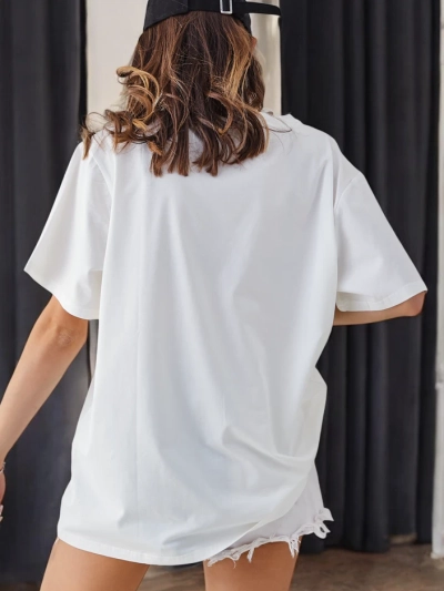 Royalfashion Moteriška medvilninė marškinėlių su spauda
