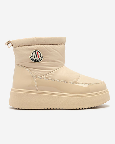 "Royalfashion" Smėlio spalvos moteriški sniego batai "Ademra"