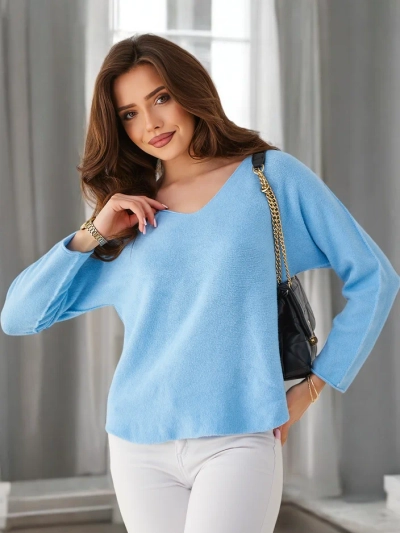 Royalfashion Вискозный тонкий женский свитер