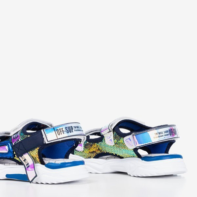 Детские сандалии Frida темно-синего цвета - Обувь