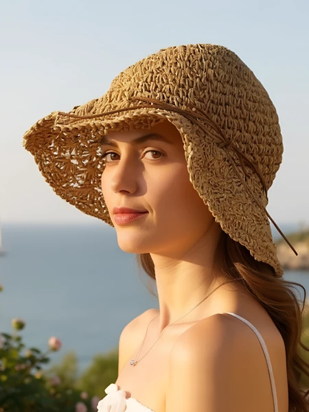 Royalfashion Moteriška šiaudinė skrybėlė Whisper Bow