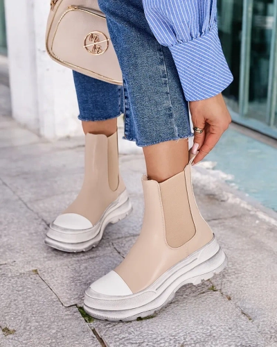 Женские сапоги на манжетах Royalfashion Anerr
