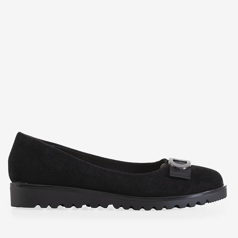 Черные женские балетки Larona