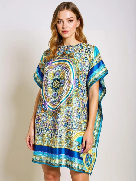 Pareo Afrodyta Royalfashion – kolorowe pareo do kolan jak z Italii