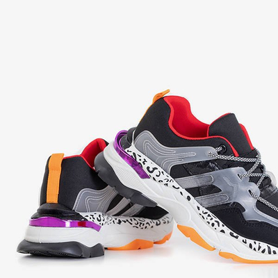 Женские черные спортивные туфли на толстой подошве Gorew - Обувь