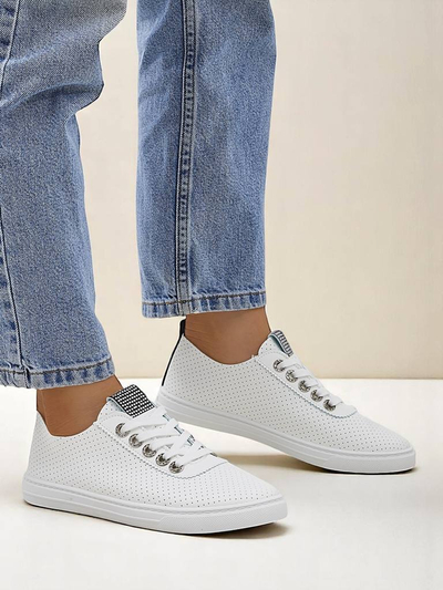 Royalfashion женские эко-кожаные кроссовки PureWalk