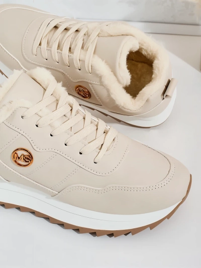 Royalfashion Утепленные женские кроссовки с мехом Casot