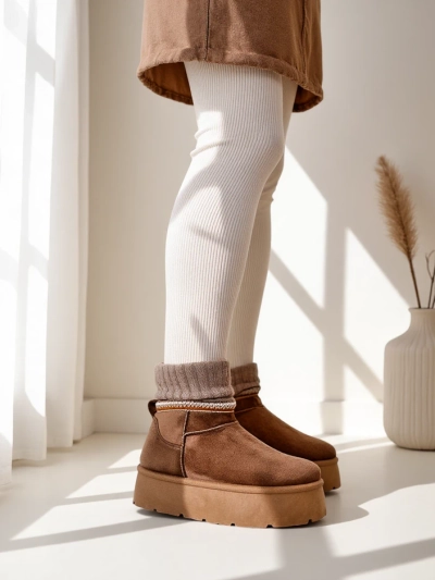 Royalfashion Женские короткие сапоги a'la snow boots Xoalla