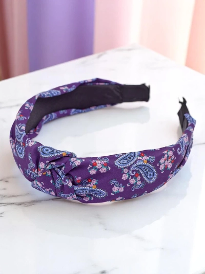 Royalfashion Molly susukta raštuota pynė galvos juosta