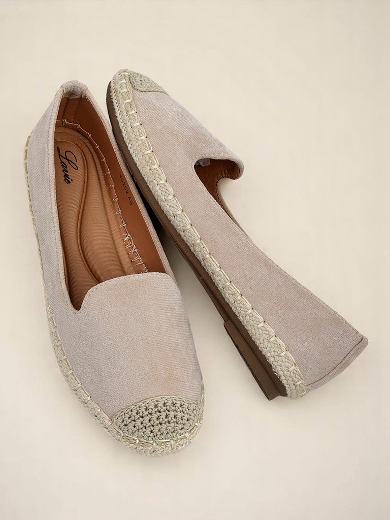 Royalfashion moteriškos espadrilės iš eko zomšos Bombei