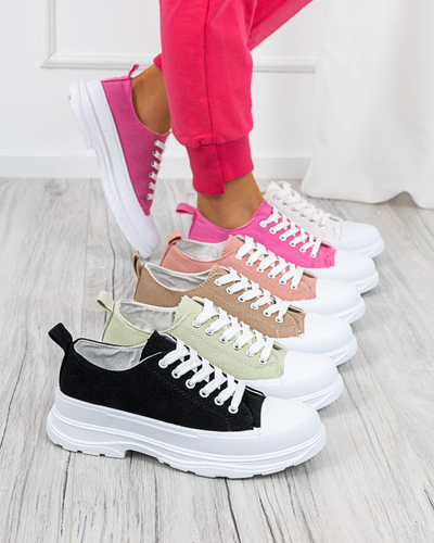 Juodi moteriški sportiniai sportbačiai Cresoma - Avalynė