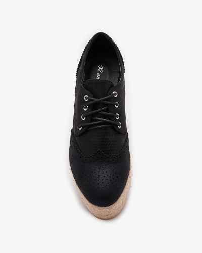 Черные женские полусапожки на платформе Jacais- Footwear