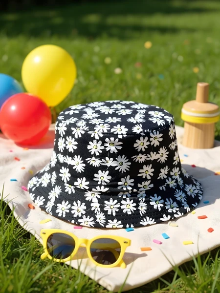 Royalfashion Vaikiška kibirinė kepurė Spalvų pliūpsnis Bucket