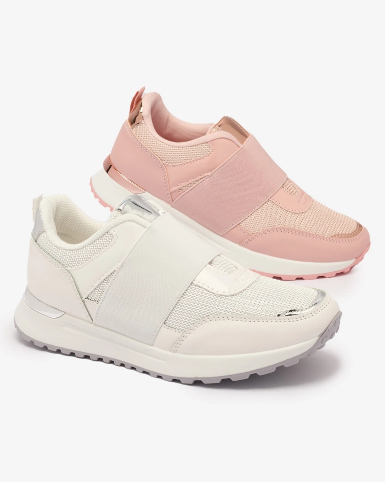 Женские спортивные туфли-слипы розового цвета Wecale- Footwear