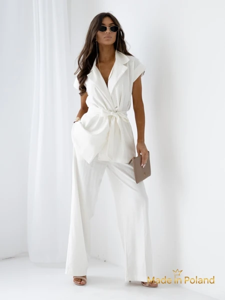 Женские брюки Ecru Livia Palazzo – итальянский стиль, роскошная ткань