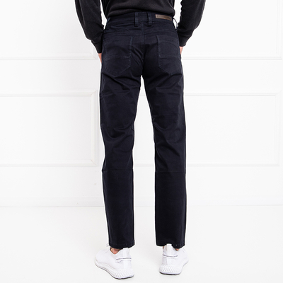 Vyriški tamsiai mėlyni džinsai - drabužiai
