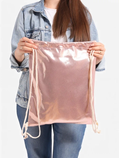 Royalfashion Рюкзак на шнурке из блестящей ткани