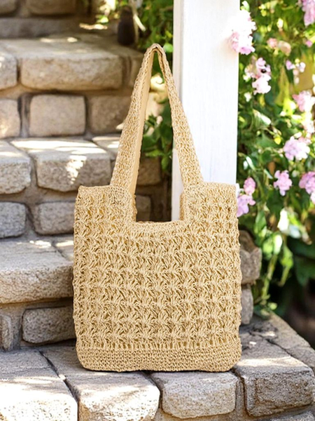 Royalfashion Большая женская соломенная сумка Sunny Straw