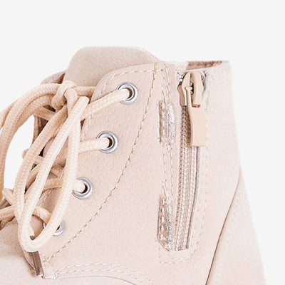 Сапоги Meridan бежевого цвета для девочек - Обувь