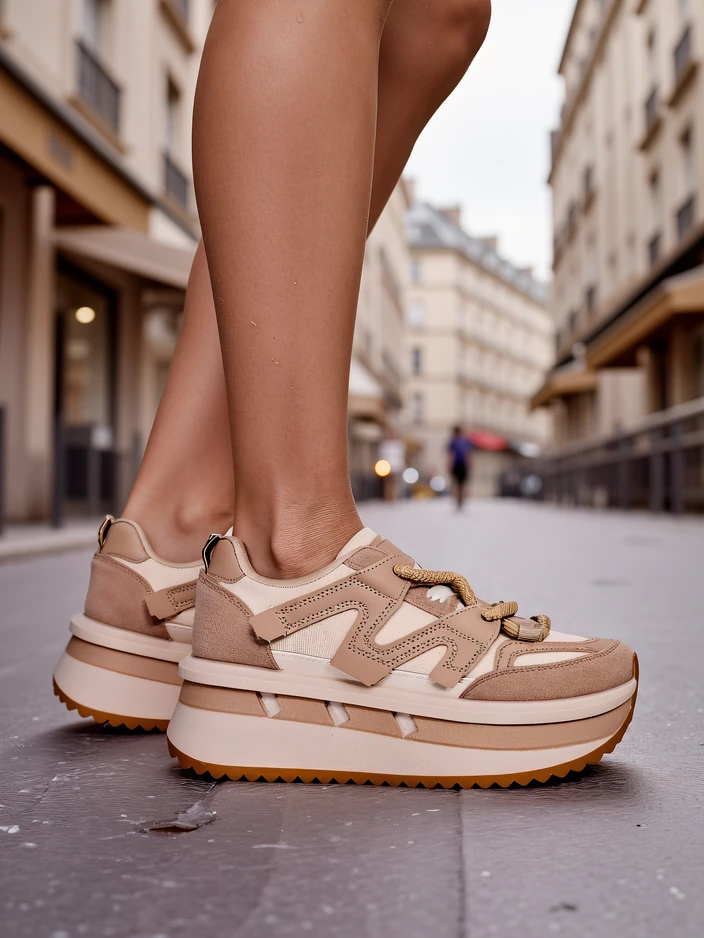 Спортивные кроссовки на платформе для женщин Royalfashion Eviger