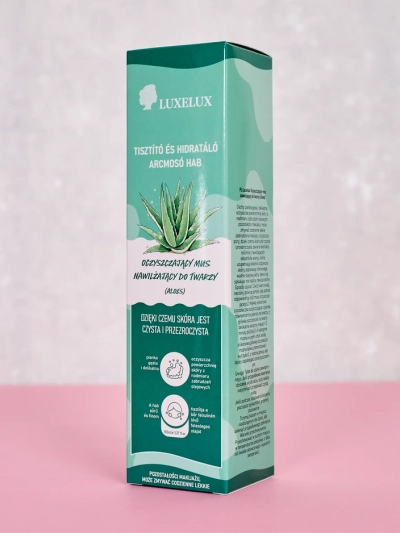 Luxelux Valymo drėkinamoji veido putos su alijošiumi 150 ml