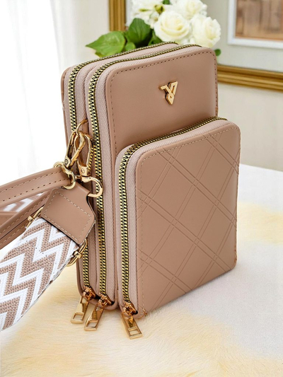 Royalfashion daugiafunkcinė rankinė–piniginė su dirželiu Suite Style