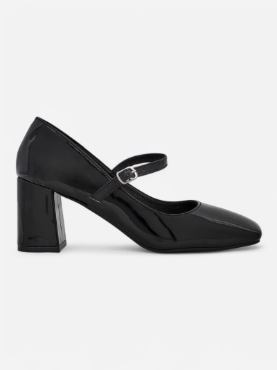 Royalfashion Лаковые женские туфли на каблуке с ремешком Virra