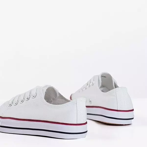 OUTLET Детские кроссовки Franklin белого цвета - Обувь