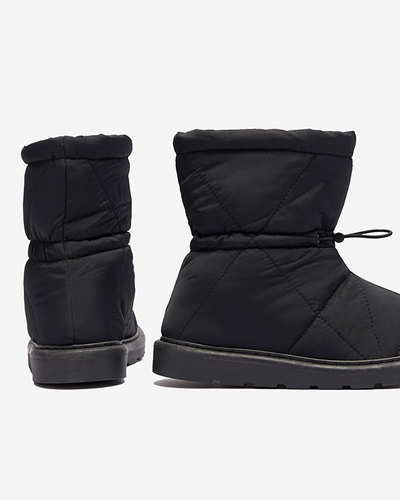 Juodi moteriški apšiltinti batai a'la snow boots Kaliolen - Avalynė