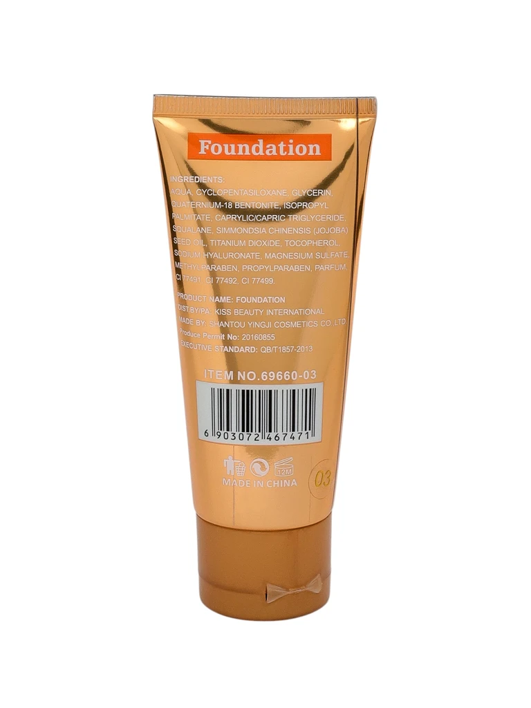 Kiss Beauty makiažo pagrindas su kolageno serumu – švytinčio poveikio 24H