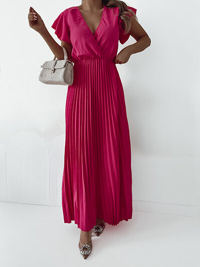 "Royalfashion" Moteriška plisuota midi suknelė