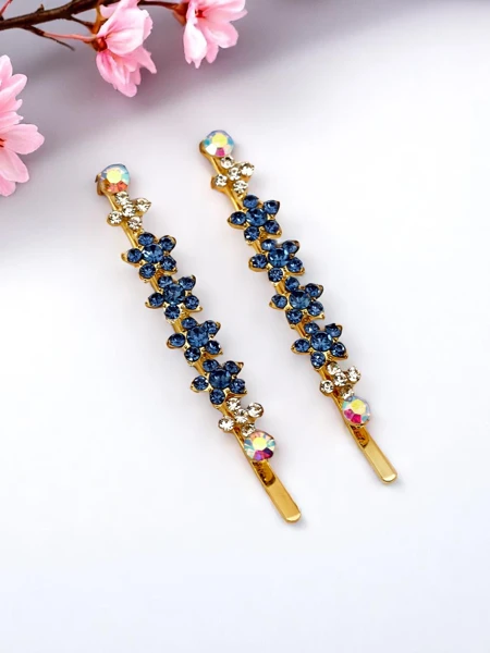 Royalfashion Заколка для волос с цветком из страз Sparkle Blossom