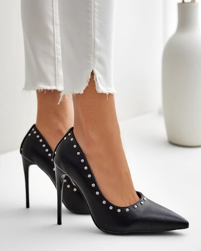 Royalfashion Moteriški stiletai su grandinėlėmis Koscalle