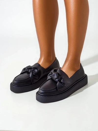 Royalfashion Elegantiški moterų mokasinai su kaspinu Ortto