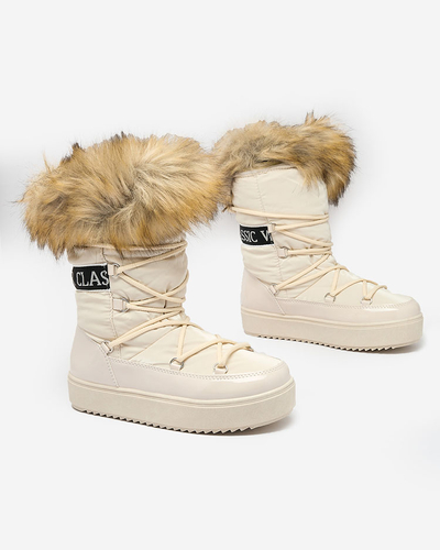 Royalfashion Ботинки-слипы a'la snow boots for women GMILLO