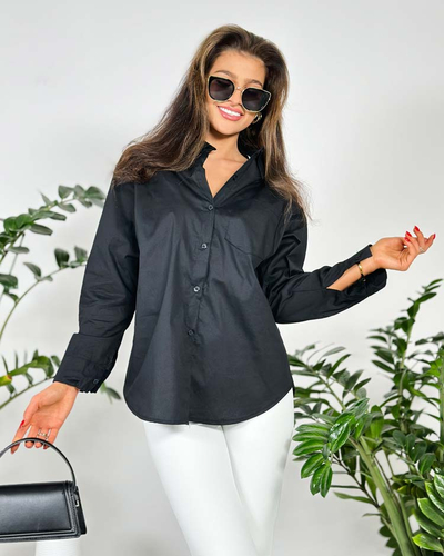 Royalfashion Женская рубашка с бантом