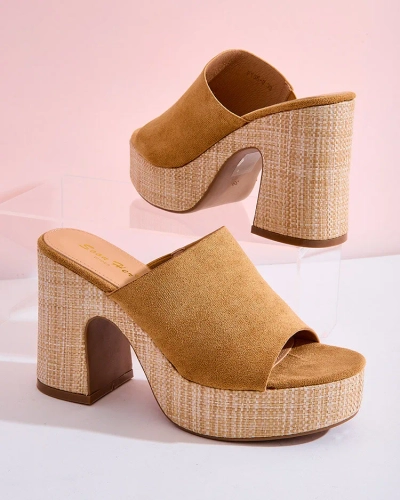 "Royalfashion" Moteriškos basutės su kulnu "Voxon"