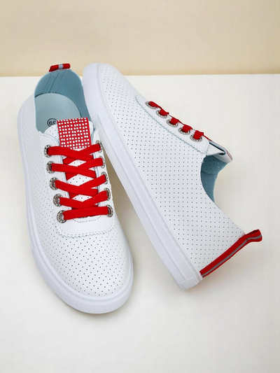 Royalfashion moteriški ekologiškos odos sportbačiai PureWalk