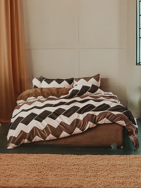 Royalfashion Raštuota patalynė 180x200 komplektas 3 DALYS