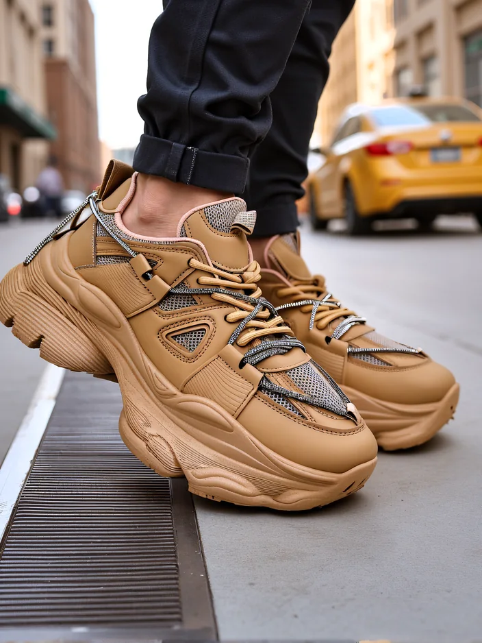 Royalfashion moteriški sportbačiai su storu padu Reterri