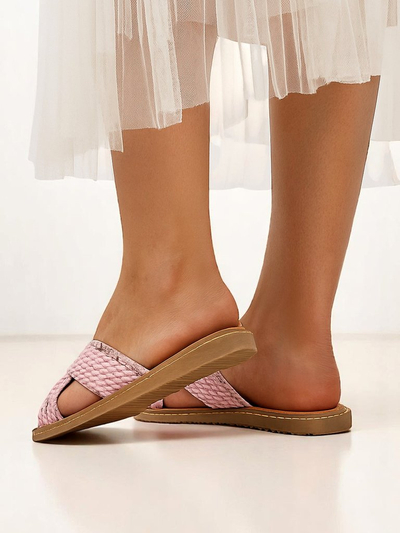 Royalfashion Moteriški sandalai su pintomis dirželiu Bornes