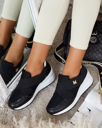 Royalfashion Moteriški sportiniai bateliai ant kulno Benntas