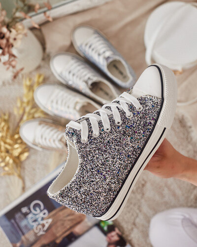 "Royalfashion" Moteriški sportbačiai ant dengto kulno "Finia"