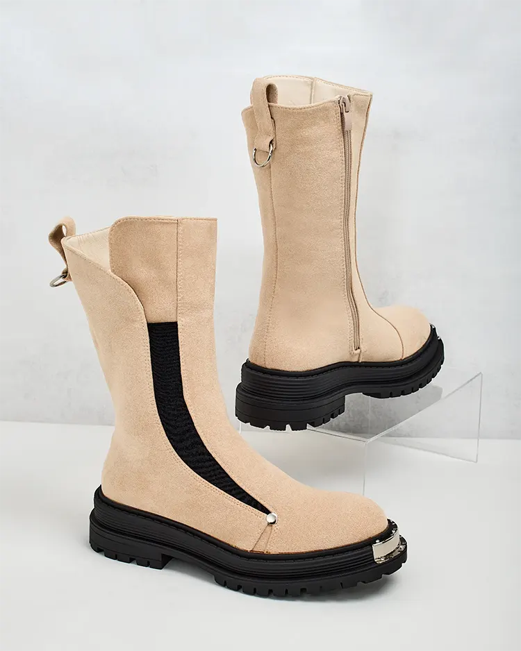 Royalfashion Женские сапоги из эко-замши Homni