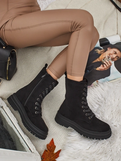 Moteriški eko zomšiniai aulinukai-batai Molistea