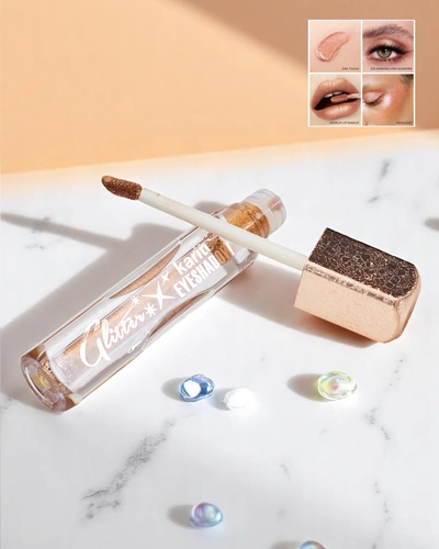 Blizgantis skystas akių šešėlis spalva Ruduo