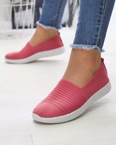 Коралловые женские кеды-слипы Covvu- Footwear