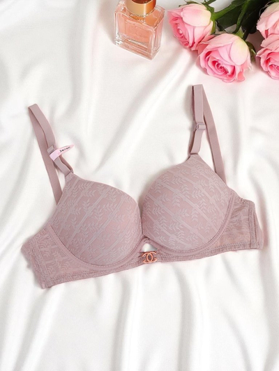 Royalfashion Moteriška push-up liemenėlė su nėriniais Liemenėlė Tiva
