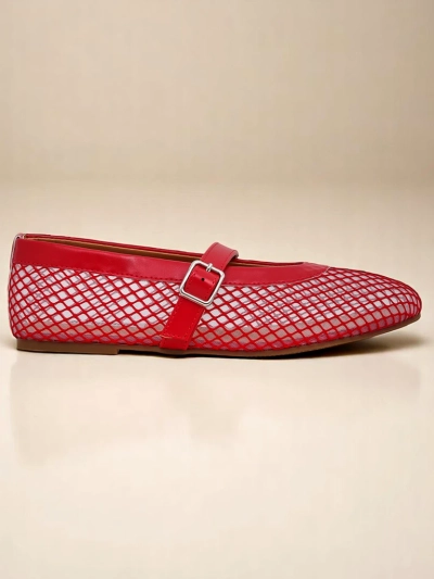 Royalfashion moteriški balerinos bateliai su išpjovomis ir dirželiu Naommi