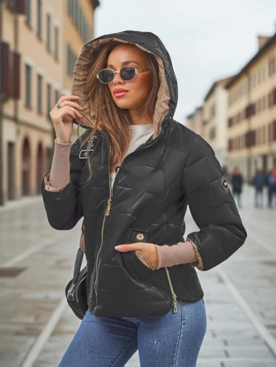 Silent Ridge Quilted Jacket wit Hood and Wrist Thingies